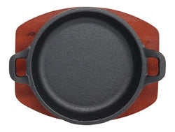 Plato de hierro con base 6" #22329