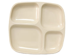 Plato cuadrado 4 divisiones plástico Marnie #27166