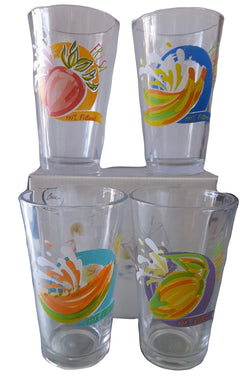 Juego de vasos decorados Crisa #17036.
