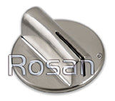 Perilla Cromada Vástago Corto Para Estufa Mabe #6634