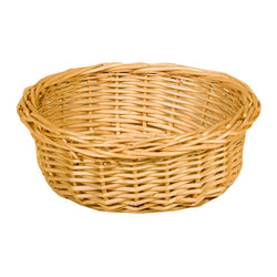 Cesta tejida redonda #123105.