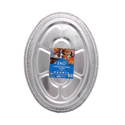 Charola de foil ovalada Ecko #132041.