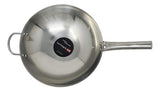 Wok chino de acero inoxidable Buffetware #224013