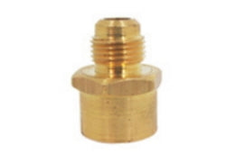 Niple campana 3/8" x 1/2" gas DISA #5903.