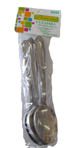 Cuchara Cafetera 12 pzs Lion Tools #25201.