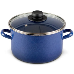 Olla recta peltre azul 20 cm Ecko Vasconia #19323.