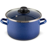 Olla recta peltre azul 20 cm Ecko Vasconia #19323.
