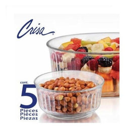 Juego ensaladera sensacion 5 pzs Crisa #15246.