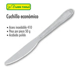 Cuchillo de mesa  económico 12 pzs Lion Tools #25210.