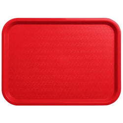 Charola de servicio roja #28252