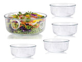 Juego ensaladera sensacion 5 pzs Crisa #15246.