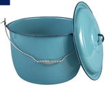 Olla convexa No. 34 peltre CINSA #19418.