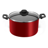 Olla recta de 24 cm ecko classic rojo #2230073