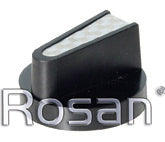 Perilla Negra Con Chapetón Tipo Acros Para Estufa #6603