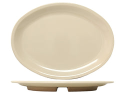 Plato ovalado tampiqueño grande plástico Marnie #27156.