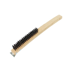 Cepillo de alambre con raspador #70089.