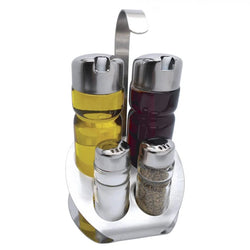 Juego de dispensadores con rack 5 piezas Ecko #16217.