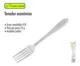 Tenedor de mesa económico 12 pzs Lion Tools #25209.