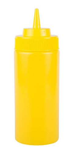 Recipiente para aderezo 12 oz amarillo. #29121.