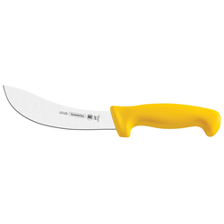Cuchillo despellejar 6" Tramontina amarillo #24468.