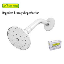 Regadera brazo y chapeton zinc 3 1/2 #70072.
