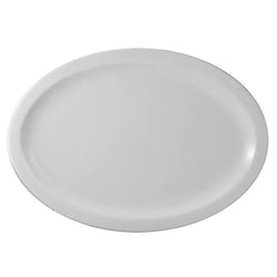 Plato ovalado de 33 cm blanco Concasse #261922