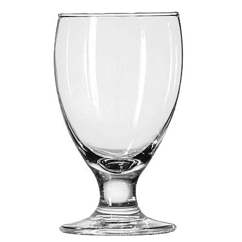 Copa Vino de Vidrio Templado Elegante 8 1/4 oz -16.6 x 7.4 cm