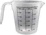 Taza Medidora Plástico ½ Litro #03042 Buffetware